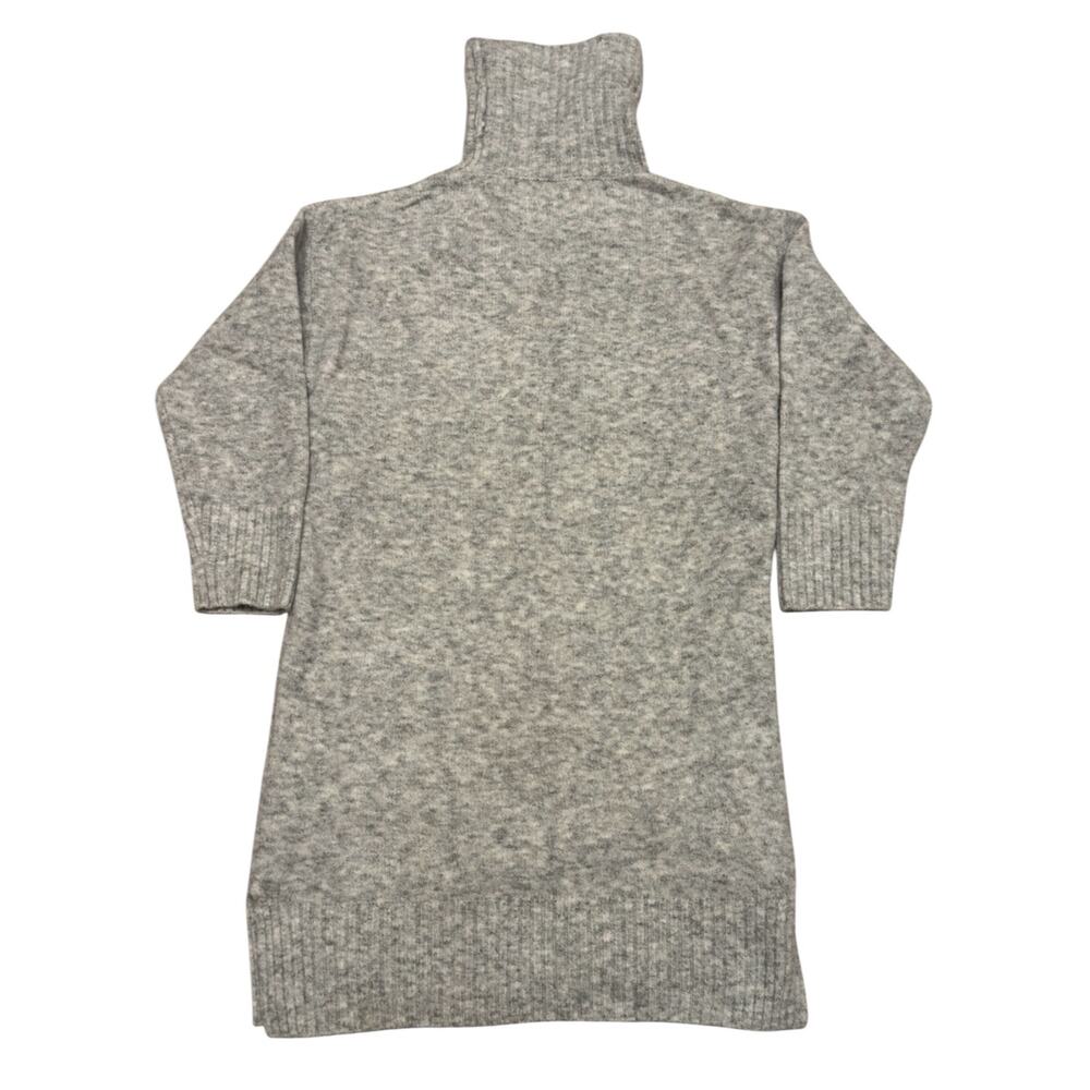 ZARA Girls Grey Turtleneck Sweater Dress - Size 6